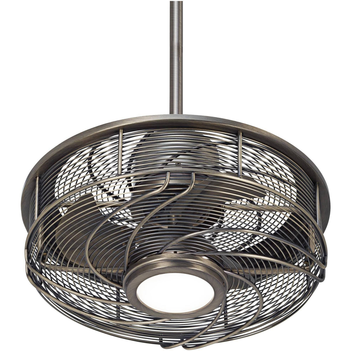 Casa Vieja 5D998 17" Casa Vestige Cage LED Ceiling Fan - Antique Bronze - Product image 1