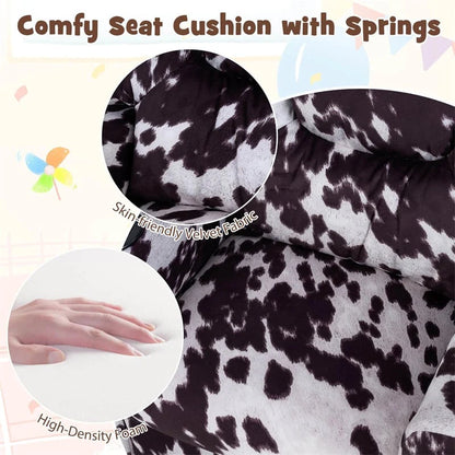 Kids Recliner Chair with Cup Holder & Side Pocket, Adjustable Toddler Lounge Sofa, Ergonomic Children Armchairs for Boys Girls Age 3+, 150lbs