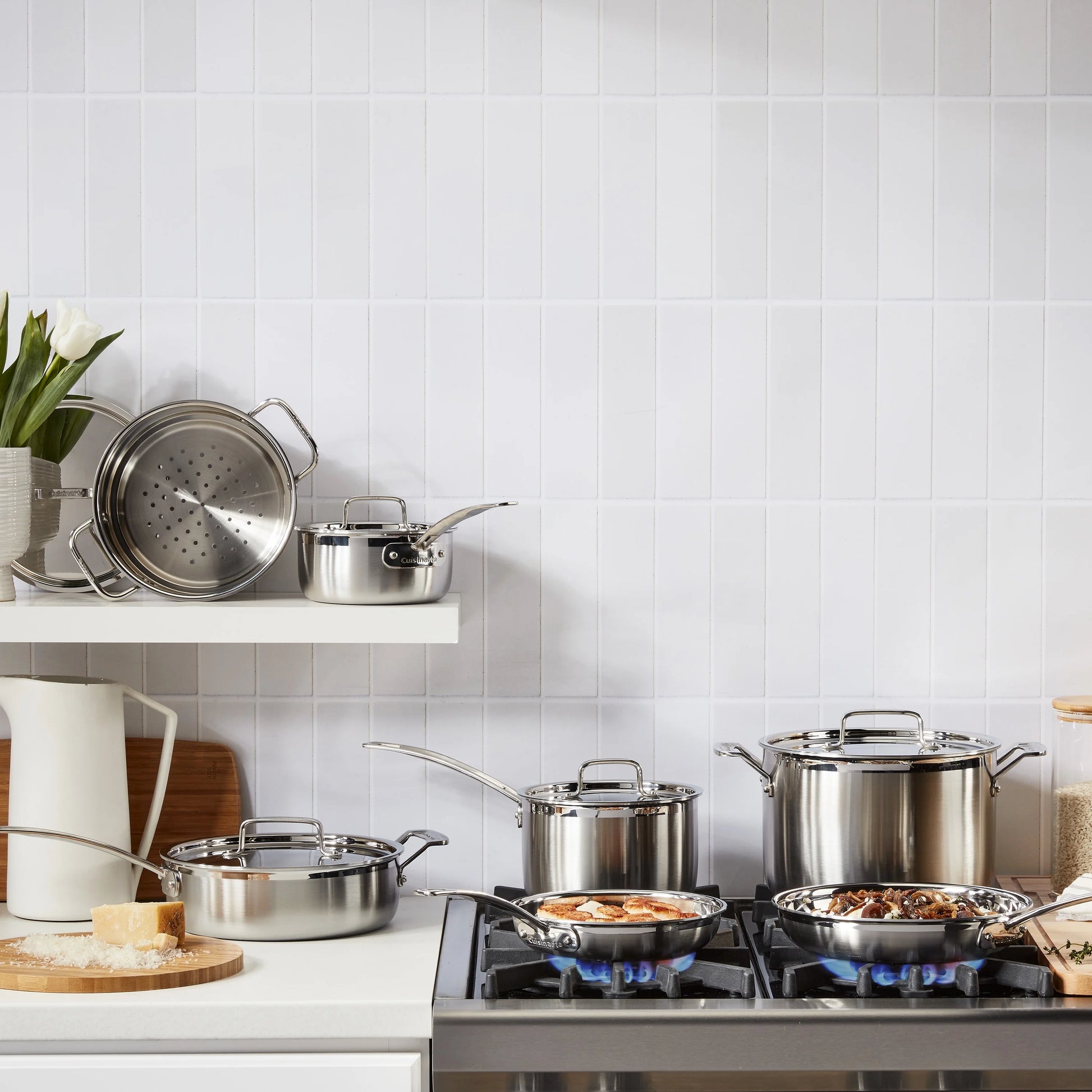 Cuisinart Multiclad Pro Triple Ply 12 - Piece Stainless Steel Cookware Set - Product image 5