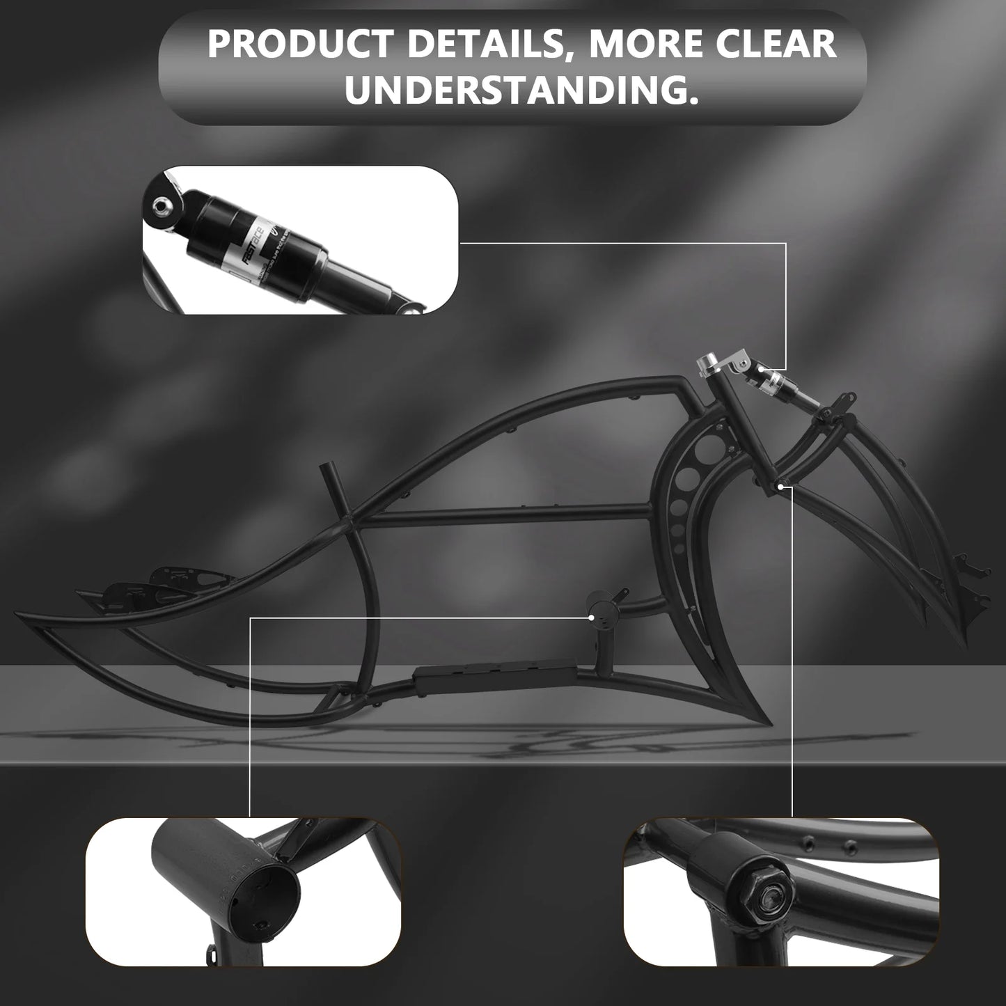 Tracer Signature Pro E - Bikes Frame with Fork, for 26" 3.0, 4.0 Fat Tire, Coaster Brake/Disc Brake - Product image 7