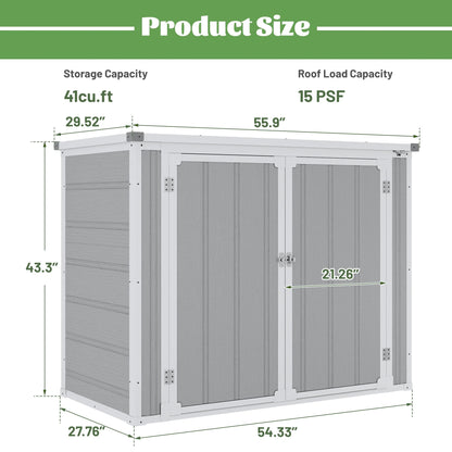41 Cu.ft Outdoor Shed, Horizontal All - Weather Resin Storage Shed - Product image 2