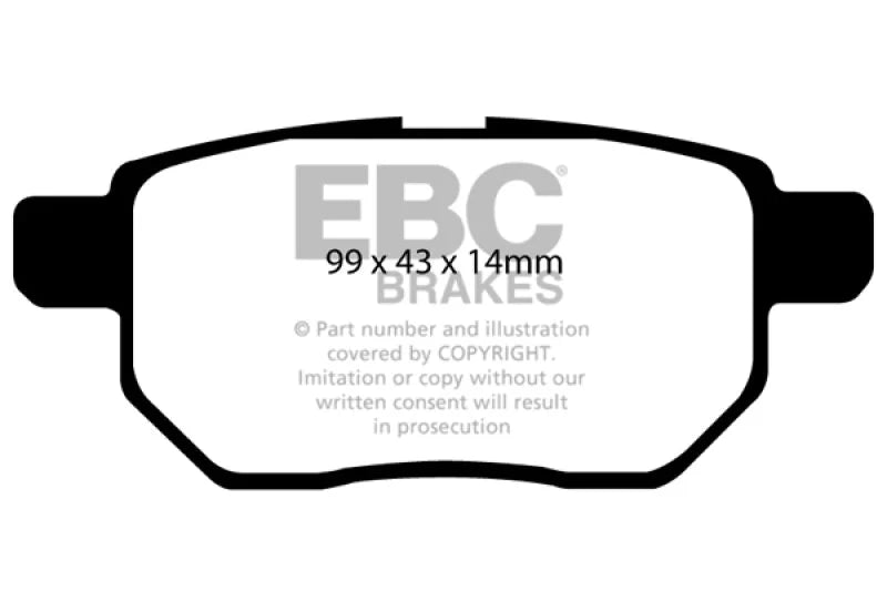 EBC - Rear Greenstuff Pad PN DP21947