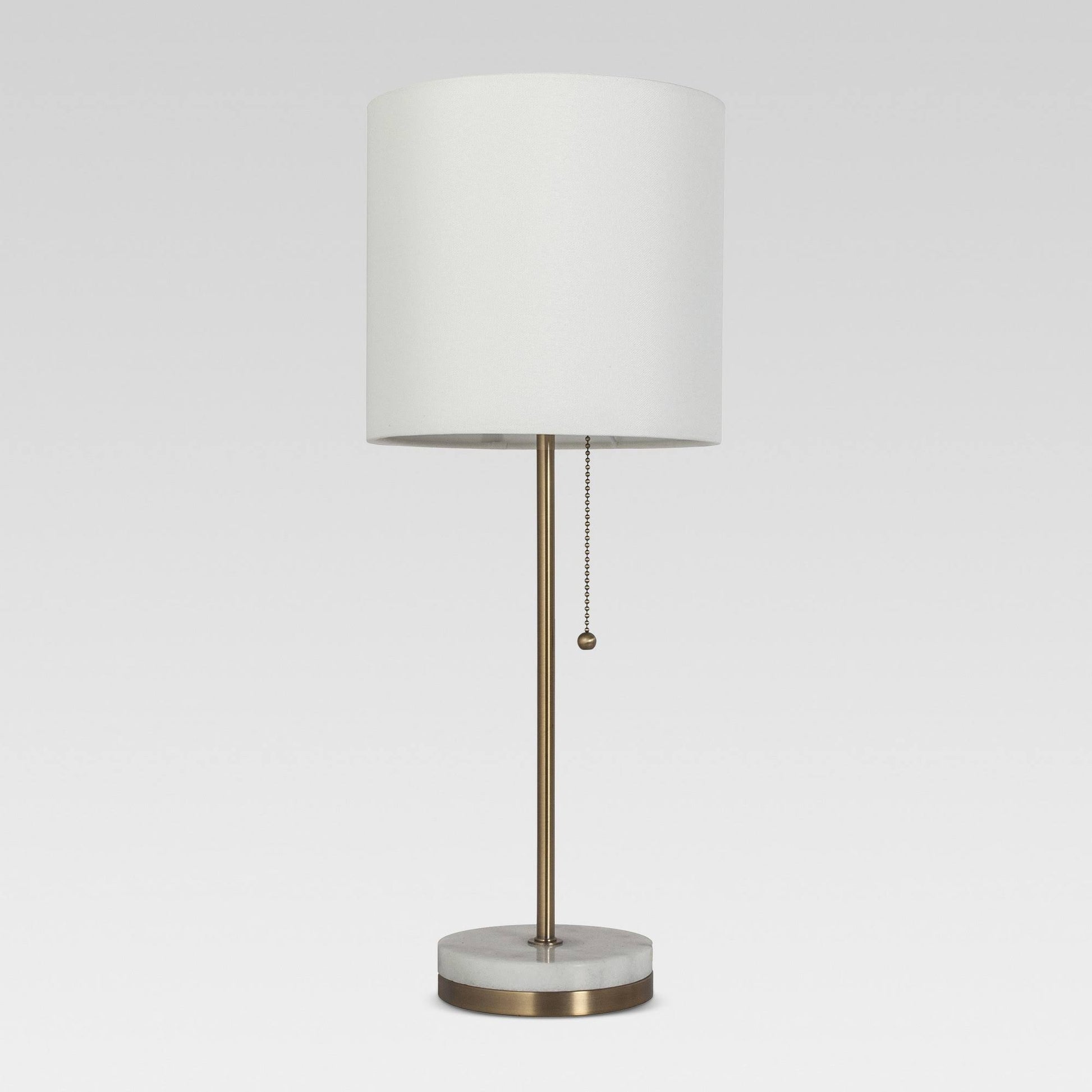 New - Hayes Marble Base Stick Lamp Brass (Includes LED Light Bulb) - Project 62 - Product image 1