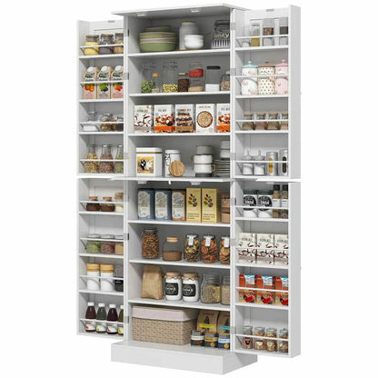 Spaco 17 - Tier Kitchen Small Pantry Cabinet with 2 Doors and 6 Adjustable Shelves, Cabinet Pantry - Product image 50