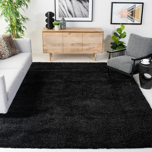Safavieh 6'7" x 9'6" California Shag Area Rug - Black - Product image 1