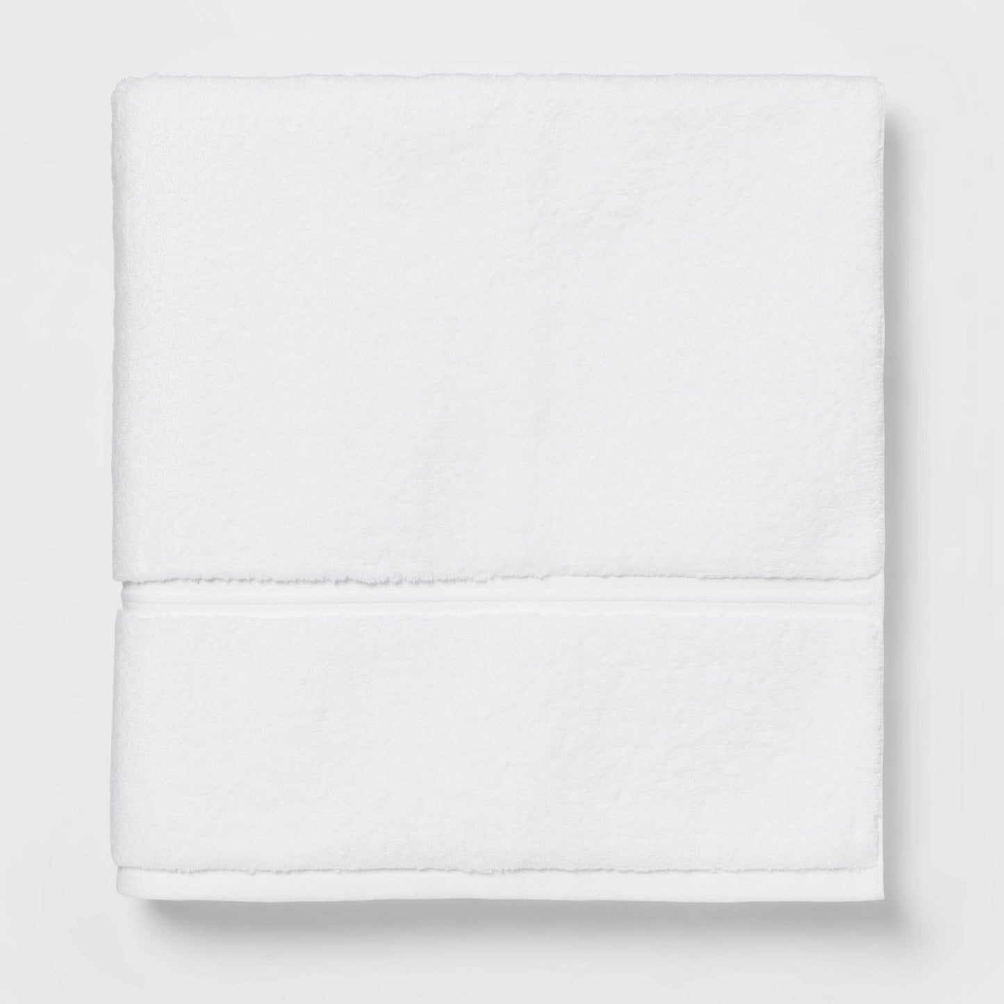 Oversized Spa Plush Bath Towel White - Threshold - Product image 1