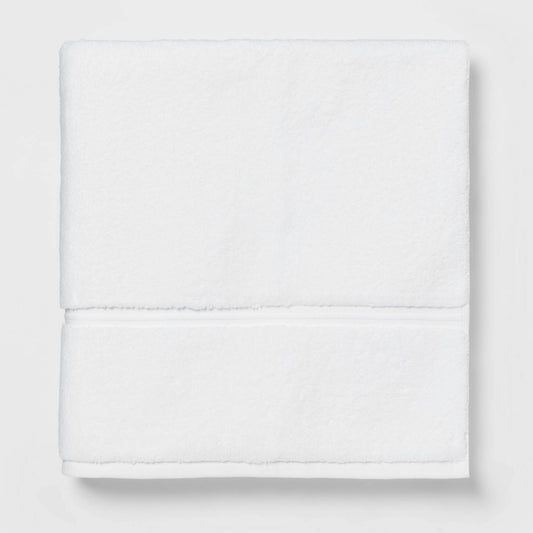 Oversized Spa Plush Bath Towel White - Threshold - Product image 1