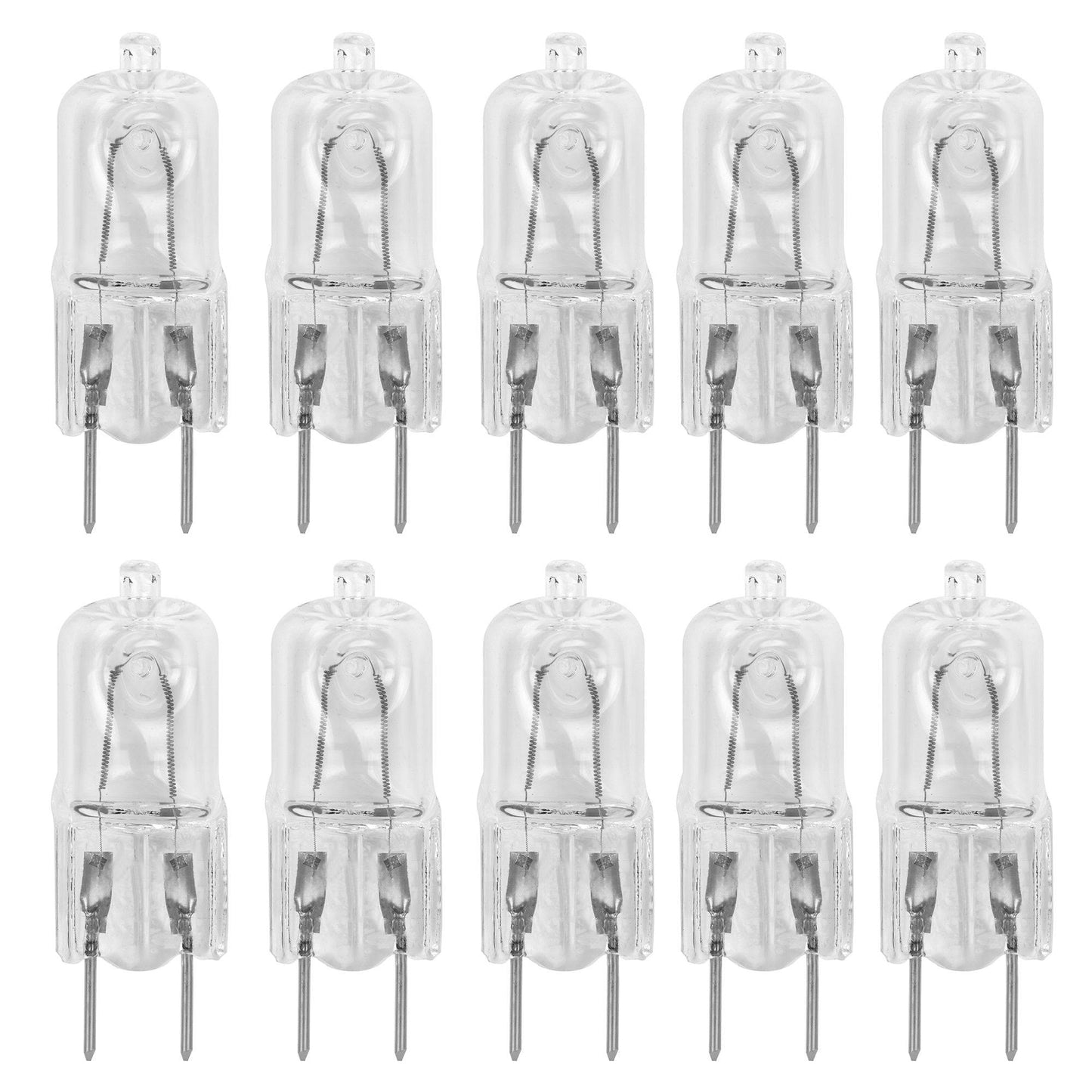 12Vmonster 10 Pack G8 20watt 120V Halogen Light Bulbs JCD Type 110V 130V 20W T4