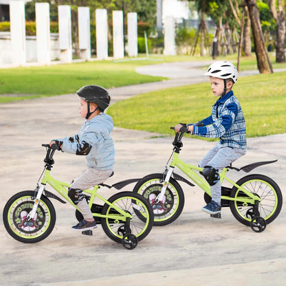 Costway 16" Kid'S Bike for 4 - 7 with Height - Adjustable Handlebar & Saddle Handbrake Blue - Product image 25