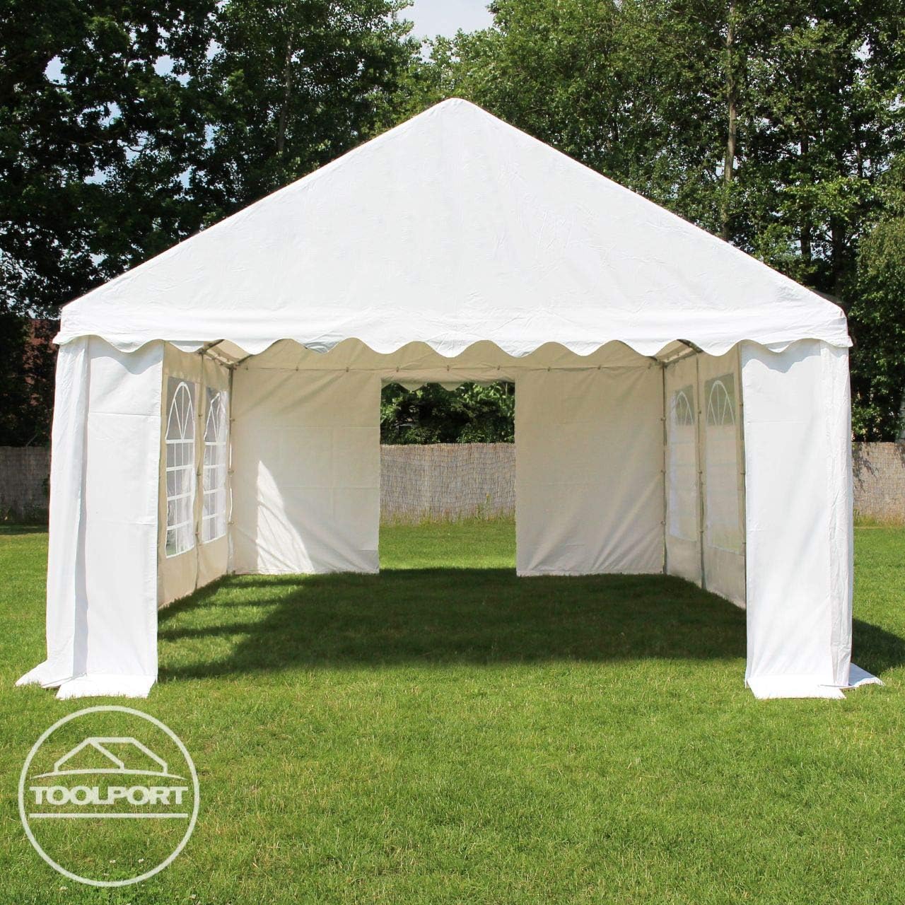 3x6 m Party Tent/Barnum White High Quality Canvas PVC 700 N
