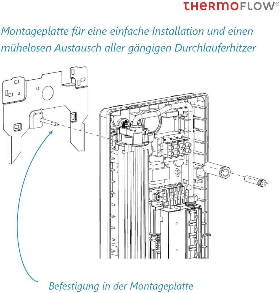 Thermoflow HYDREX18 Hydrex 18 N Hydraulic Water Heater 400 V White KW