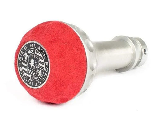 BFI Heavy Weight Shift Knob - Golf Ball - Red Alcantara (VW/Audi Fitment)