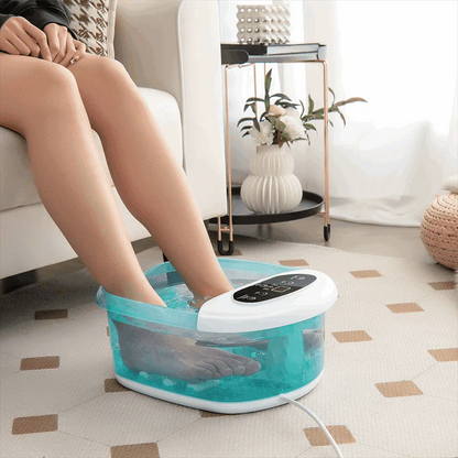 Foot Spa Bath Massager w/ Heat, Bubbles & Vibration Mode, Digital Temp Control, 12 Rollers - Product image 11