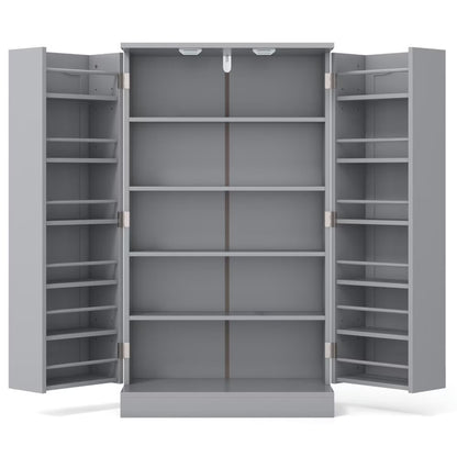 Spaco 17 - Tier Kitchen Small Pantry Cabinet with 2 Doors and 6 Adjustable Shelves, Cabinet Pantry - Product image 1