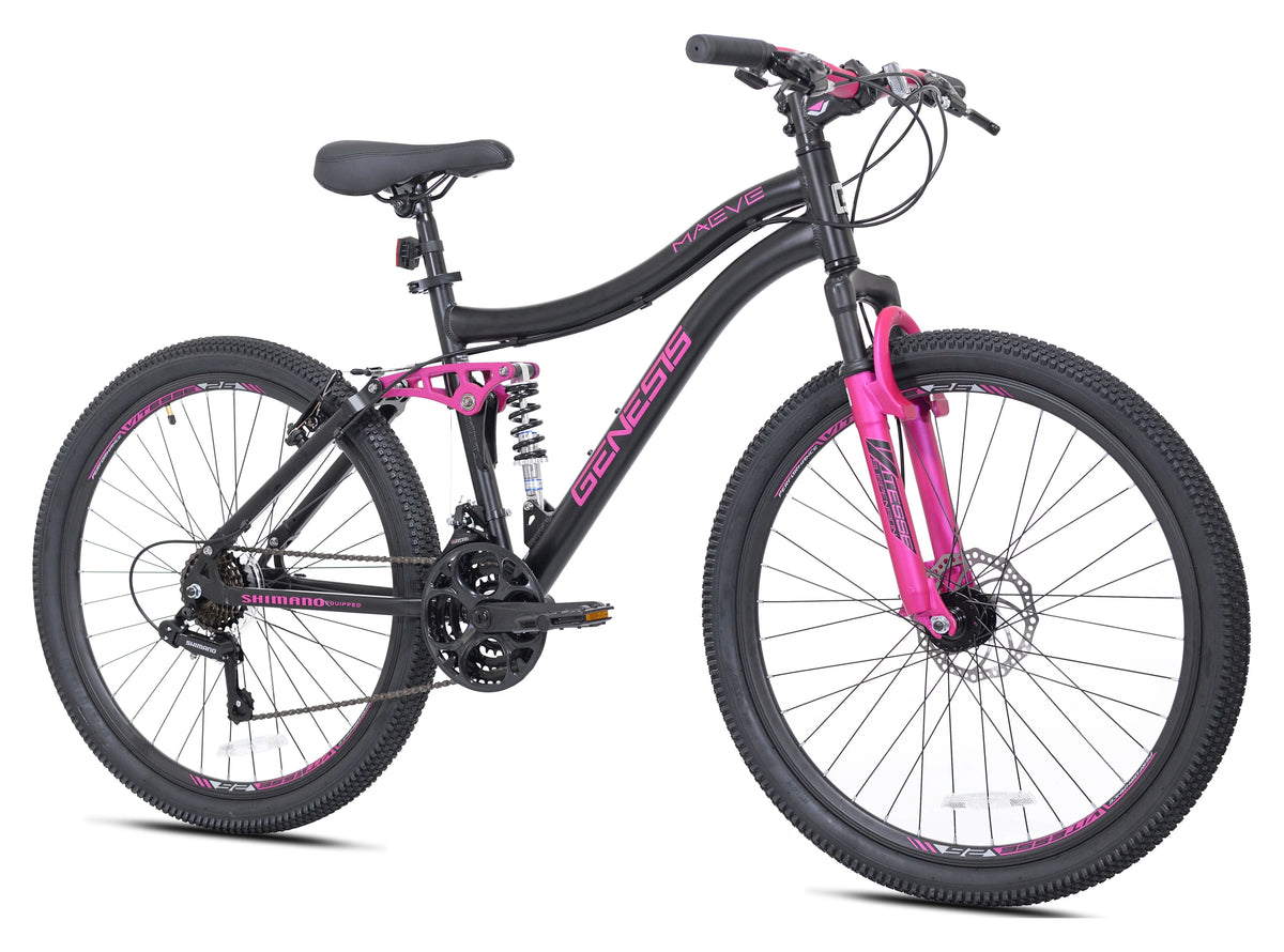 Kent Genesis 26 In. Maeve Women'S Mountain Bike, Black and Pink