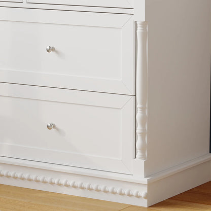 OXYLIFE 45" Baby Nursery Changing Table Dresser with 4 Drawers and Shelf for Nursery Room, White - Product image 64