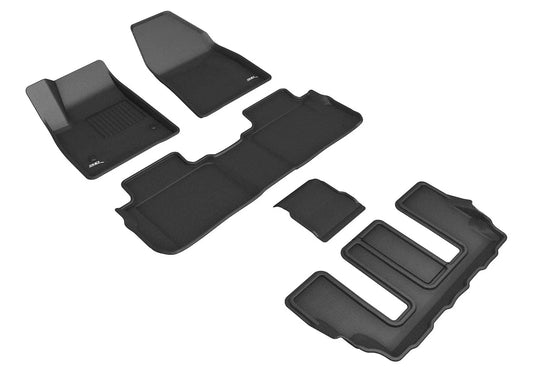 3D MAXpider L1CD02101509 - 20-24 Cadillac Xt6 With Bucket 2Nd Row Kagu Black R1 R2 R3